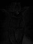  1other absurdres commentary_request deltarune glowing glowing_eyes highres horns horror_(theme) long_arms looking_at_viewer roaring_knight simple_background solo standing user_xyxs5455 utdr_(toby_fox) 