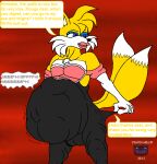  anthro balls belly big_belly canid canine chiropteran clothed clothes_stolen clothing crossdressing darkartist darkartistkaiser digestion duo english_text female female_prey forced fox genitals girly_pred hidden_prey knows male male/female male_pred mammal miles_prower mobian_bat mobian_fox mobian_pred mobian_prey oral_vore rouge_the_bat sega sonic_the_hedgehog_(series) stealthy_pred text under_clothes unwilling_prey unwilling_vore vore willing_pred willing_vore 