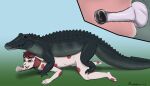  2016 alligator alligatorid anatomically_correct anatomically_correct_genitalia anatomically_correct_penis animal_genitalia animal_penis anthro anthro_on_feral anthro_penetrated ass_up back_spikes beady_eyes bestiality bodily_fluids buckteeth cloaca cloacal_penis collar crocodilian crocodilian_penis cutaway duo erection eyewear female female_on_bottom female_penetrated feral feral_penetrating feral_penetrating_anthro from_behind_position genitals glasses gradient_background hair hi_res interspecies lagomorph larger_feral larger_male leporid long_mouth long_tail looking_pleasured male male/female male_on_top male_penetrating male_penetrating_female mammal mounting mushbun mushbun_(character) neck_spikes nude on_bottom on_top open_mouth open_smile orange_eyes penetration penile penile_penetration penis penis_in_pussy pink_hair pink_spots rabbit reptile saliva scalie sex side_view simple_background size_difference smaller_anthro smaller_female smaller_penetrated smile snout spiked_tail spikes spikes_(anatomy) spots spread_legs spreading teeth thick_neck tongue tongue_out vaginal vaginal_penetration 