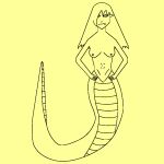  animal_humanoid apode artist_yolo_dragoon breasts draconcopode female female/female humanoid lamia legless monster_girl_(genre) naga raised_tail reptile reptile_humanoid scalie scalie_humanoid serpentine snake snake_humanoid solo split_form 