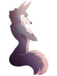  anthro breasts canid canine canis digital_media_(artwork) female fur hair hi_res illumination_entertainment inkstudiosart looking_at_viewer mammal nude porsha_crystal simple_background sing_(movie) smile solo wolf yellow_eyes 