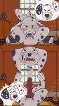  101_dalmatian_street 101_dalmatians absurd_res animal_genitalia animal_penis black_body black_fur black_nose blush bodily_fluids brother brother_and_sister canid canine canine_penis canis collar cum cum_in_mouth cum_in_nose cum_inside cumshot dalmatian disney dolly_(101_dalmatians) domestic_dog duo dylan_(101_dalmatians) ejaculation fellatio female feral fur genital_fluids genitals hi_res incest_(lore) male male/female mammal oral penile penis sex sibling sister soggygoat spots spotted_body spotted_fur teeth white_body white_fur young 