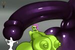  alien anthro balls big_balls big_breasts big_butt big_dom_small_sub big_nipples big_penis black_sclera bodily_fluids breasts butt cum dominant duo female genital_fluids genitals green_body green_skin hair hi_res highlights_(coloring) hologram huge_balls huge_breasts huge_butt huge_penis humanoid hyper hyper_balls hyper_breasts hyper_butt hyper_genitalia hyper_penis looking_at_genitalia looking_at_penis male male/female nipples penetration penis penis_awe penis_over_breasts penis_shadow purple_body purple_penis purple_skin reflection ridiculous_fit scared shadow simple_background size_difference solo something_wicked_(artist) sweat sweatdrop translucent translucent_hair 