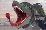  absurd_res anthro bodily_fluids female furry gaping_mouth hi_res invalid_tag mouth_shot open_mouth saliva solo teeth tongue vore 