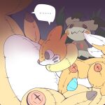  1:1 2017 after_transformation ambiguous_gender ampharos animate_inanimate buizel button_(fastener) comic cosith expressionless feral generation_2_pokemon generation_4_pokemon generation_7_pokemon group hi_res immobile inanimate_transformation lying mimikyu nintendo on_front orange_body plushie plushification pokemon pokemon_(species) red_eyes sequence simple_background sitting speech_bubble stitch_(sewing) stripes transformation trio video_games white_body yellow_body 