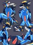  anthro clothing dragon genitals goo_(disambiguation) hi_res hypno_(disambiguation) hypnosis hypnovember latex merging mind_control penis possession raining rubber suit takeover talen teryx teryx_commodore 