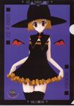  dress halloween kokonobi nanao_naru thigh-highs wings witch 