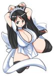  1girl breasts cleavage highres iroha iroha_(samurai_spirits) maid samurai_spirits 