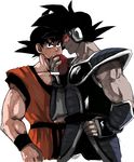  black_eyes black_hair dragon_ball dragonball_z male male_focus son_goku son_gokuu tullece turles 