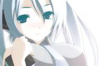  breasts female hatsune_miku last_smile lowres nyan_nyan nyan_nyan_(artist) simple_background smile solo vocaloid white_background 