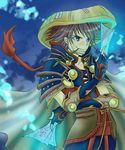  brown_hair cape fuurai_no_shiren hat shiren shiren_the_wanderer short_hair 