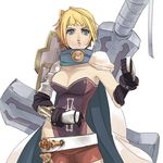  bear breasts cleavage cross dfo dungeon_and_fighter dungeon_fighter_online female_priest female_priest_(dungeon_and_fighter) gloves grandis grandis_(dungeon_fighter) priest priest_(dungeon_and_fighter) scarf stuffed_animal teddy_bear 
