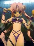  demon_girl figure horns lowres photo pink_hair self_upload solo 