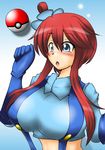  blush breasts cleavage fuuro_(pokemon) gym_leader pokemon pokemon_(game) pokemon_black_and_white pokemon_bw yutanpo-2 