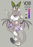  absurd_res chiropteran felid hi_res hybrid leopard_spots mammal model_sheet pantherine slightly_chubby snow_leopard spots thick_thighs 