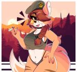  absurd_res anthro canid canine cigarette clothing eyewear female glasses hair hi_res mammal solo wireless_shiba 