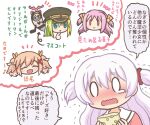  4girls alina_gray aqua_eyes bangs black_headwear blonde_hair blunt_ends blush doppel_(madoka_magica) fumino_sayuki green_hair hair_between_eyes hair_ornament hair_ribbon hat long_hair magia_record:_mahou_shoujo_madoka_magica_gaiden magical_girl mahou_shoujo_madoka_magica medium_hair misono_karin momoe_nagisa multicolored_hair multiple_girls old_dorothy orange_ribbon parted_bangs parted_hair peaked_cap purple_eyes purple_hair reverse_(bluefencer) ribbon sidelocks smile star_(symbol) star_hair_ornament straight_hair streaked_hair two_side_up white_hair 