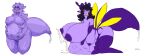  absurd_res arthropod aspenofsimpcon belly big_belly big_breasts bodily_fluids breasts demon demon_humanoid dripping egg female hair hi_res horn huge_breasts humanoid hyper hyper_belly insect lactating long_hair multi_breast neth_(aspen) oviposition pregnant purple_body sketch solo wings yellow_eyes 