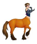  absurd_res anatomically_correct animal_ears animal_humanoid centaur clothing corset equid equid_humanoid equid_taur equine equine_ears equine_humanoid eyeshadow girly glitter gloves handwear hi_res hooves humanoid humanoid_taur kevira065 lingerie lipstick looking_at_viewer makeup male mammal mammal_humanoid mammal_taur percy_(once_in_a_blue_moon) solo taur topwear 