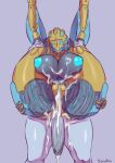  absurd_res after_sex big_breasts bodily_fluids breasts cum cum_in_pussy cum_inside duo female full_nelson genital_fluids genitals hi_res humanoid machine male male/female nipples not_furry nude penis pussy robot saidra thick_thighs 