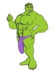  astrallion bruce_banner clothing hi_res hulk human male male/male mammal marvel muscular muscular_male solo thong underwear 