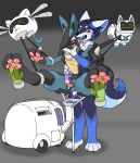  absurd_res anal anal_penetration anthro balls bdsm blue_body bodily_fluids bondage bound butt canid canine cum cum_in_ass cum_inside generation_4_pokemon genital_fluids genitals group hi_res living_condom lucario machine male male/male male_penetrated male_penetrating male_penetrating_male mammal nintendo penetration penile penile_penetration penis_in_ass pokemon pokemon_(species) robot sex spread_legs spreading tkwssf video_games white_body 