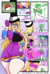  absurd_res anthro avery_(pok&eacute;mon) duo eyewear fanter_fane female feminization gardevoir generation_3_pokemon girly glasses hi_res human hypnosis instant_loss_2koma male male/female mammal mind_control nintendo pokeball pokemon pokemon_(species) smug smug_expression smug_face tingtongten video_games 