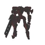  concept_art flare from_software mecha no_humans physical_blade rail_gun simple_background solo weapon white_background 