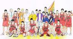  akagi_haruko akagi_takenori anzai_nobuyoshi arms_behind_back ayako_(slam_dunk) basketball basketball_court basketball_shoes black_eyes black_hair blonde_hair bottle brown_hair clenched_hand crewcut crouching elbow_band everyone fat fist flag flag_pole footwear fujii_(slam_dunk) glasses hands_behind_back hands_in_pockets hotta_norio hotta_norio&#039;s_classmate hotta_norio's_classmate inoue_takehiko ishii_kentarou jacket jersey jewelry kakuta_satoru kneeling kogure_kiminobu kuwata_touki looking_at_viewer matsui_(slam_dunk) mito_youhei mitsui_hisashi miyagi_ryouta muscle necklace necktie noma_chuuichirou open_clothes open_mouth open_shirt oukusu_yuuji overshirt pants pantyhose photoshoot raised_hand red_hair reversed_cap rukawa_kaede sakuragi_hanamichi sasaoka_satorou school_uniform shiozaki_tetsushi shirt shouhoku_team simple_background slam_dunk smile socks squatting standing takamiya_nozomi team tie tights uniform v water_bottle white_hair wood_floor wooden_floor wristband wristbands yasuda_yasuharu 