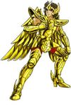  araki_shingo armor gold lowres male male_focus sagittarius_aiolos saint_seiya wings 