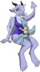  alpha_channel anthro azza_(puppkittyfan1) black_clothing black_horn blue_body blue_clothing blue_hair blue_scales blue_tail blush blush_lines breasts chest_tuft claws cleavage clothed clothing dragon duo embrace eyelashes eyes_closed female hair horn hug karlwarrior47 kobold larger_female lyra_(puppkittyfan1) purple_clothing purple_hair purple_tail scales size_difference tuft two_tone_tail yellow_clothing yellow_sclera 