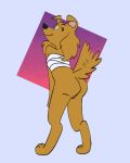  anthro bird_dog brown_body brown_fur butt canid canine canis chest_binder cocker_spaniel debruff_sampson domestic_dog female floppy_ears fur genitals hi_res hunting_dog looking_back mammal nude presenting presenting_hindquarters presenting_pussy pups_of_liberty pussy sexylinguini simple_background smile solo spaniel tail_motion tailwag 