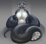  absurd_res anthro apode cobra draconcopode female hi_res legless naga reptile scalie serpentine snake snorlaxk solo 