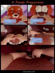  2022 3d_(artwork) 3d_animation ambiguous_gender animated anthro bizyvore comic digital_media_(artwork) disney duo female loop meilin_lee_(turning_red) oral_vore pixar size_difference teeth tongue turning_red uvula vore 