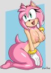  accessory amy_rose anthro areola big_breasts blue_background blush bracelet breasts clothing eulipotyphlan eyelashes female fur gloves green_eyes grey_background hair_accessory hairband handwear head_tuft hedgehog hi_res inverted_nipples jewelry kneeling mammal nipples nude open_mouth pink_areola pink_body pink_fur pink_nipples sega simple_background solo sonic_the_hedgehog_(series) tan_body tan_fur thick_thighs tuft white_clothing white_gloves white_handwear wide_hips xenrevv 