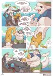  anthro anthro_on_feral balls beluga bestiality cetacean comic delphinoid fellatio feral fish fishjob genitals hi_res karollen_(zi_ran) male mammal marine monodontid oral penile penis sahner_(zi_ran) sex toothed_whale zi_ran 