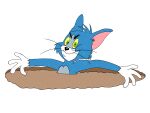  absurd_res anthro domestic_cat felid feline felis hi_res male male/male mammal metro-goldwyn-mayer mud quicksand sinking solo sweating_profusely thomas_cat tom_and_jerry unknown_artist 