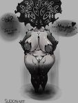  analog_horror big_breasts breasts female hi_res humanoid solo sudonart the_visitor_(ze_blackballd) 