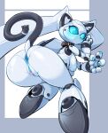  animal_humanoid anus areola bent_over big_butt blue_anus blue_areola blue_eyes blue_nipples blue_pussy blush bodily_fluids breasts butt butt_focus censored disney drossel_von_flugel_(fireball) felid felid_humanoid feline feline_humanoid female fireball_(disney) genitals humanoid machine mammal mammal_humanoid nipples not_furry nude pochincoff presenting presenting_anus presenting_hindquarters presenting_pussy pussy rear_view robot robot_humanoid solo sweat thick_thighs white_body wide_hips 