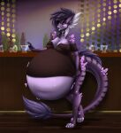  absurd_res bar belly cocktail_dress dragon female full hi_res predator_(disambiguation) sound_fx vore 