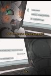  angry bullying canine cybernetics cyborg eye_patch eyewear hi_res human machine macro mammal soldier stellaris subtitled text thesociallyawkwardpinguin wolf 