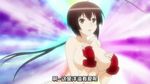  breasts gloves long_hair lowres screencap sekirei solo topless 
