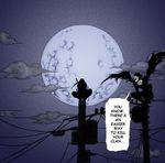  crossover death_note naruto ryuk telephone_pole uchiha_itachi 