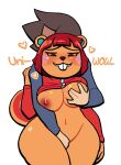  &lt;3 animal_crossing anthro areola beady_eyes big_areola big_breasts black_eyes blush bottomless breast_grab breasts brown_body brown_fur buckteeth butt catchphrase clothed clothing clothing_lift crotch_grab duo eyelashes female fondling fur grope hair hand_on_breast hazel_(animal_crossing) hoodie_lift human looking_down lovetopullmicke male male/female mammal navel nintendo nipples red_clothing red_hair red_topwear rodent sciurid shirt shirt_lift short_hair simple_background teeth text thick_thighs topwear topwear_lift tree_squirrel video_games villager_(animal_crossing) white_background wide_hips zipper 