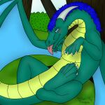  2021 ambiguous_gender dated dragon feral hi_res male_(lore) scalie solo tagme tongue tongue_out tylbo_dergun tylbo_dergun_(character) western_dragon 