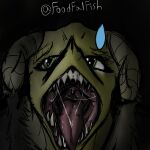  animal_humanoid aquaticmaskfreak bodily_fluids dragon female female_pred first_person_view hi_res humanoid kobold mouth_shot nervous open_mouth saliva saliva_on_tongue saliva_string scalie scalie_humanoid shy solo throat tongue tongue_out uvula 