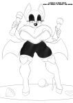  2017 5_fingers anthro areola areola_slip bedroom_eyes big_breasts boots breasts chaos_emerald chiropteran clothing dialogue eyelashes female fingers footwear greyscale hi_res high_heels hitachi_magic_wand legwear looking_at_viewer mammal monochrome narrowed_eyes open_mouth ravrous rouge_the_bat seductive sega sex_toy simple_background sketch solo sonic_the_hedgehog_(series) stage standing talking_to_viewer thigh_boots thigh_highs vibrator wand_vibrator white_background 