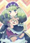  aged_down alice_(tas) anthro baby blush bow_ribbon duo female goth gothic_lolita hi_res human jambavan kusarikakemono lifewonders lolita_(fashion) male mammal plushie slightly_chubby tokyo_afterschool_summoners ursid video_games young 