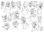  angry anthro antlers blush bovid briefs bulging_vein candy canid canine canis caprine cervid clothing collar darwin_(tinydeerguy) dessert dialogue disney domestic_dog english_text excited food fox gary_(tinydeerguy) goat hi_res holding_clothing holding_object holding_underwear horn lollipop male mammal matt_riskely monochrome nick_wilde open_mouth profanity sharp_teeth simple_background sketch smile solo teeth teeth_showing text tinydeerguy tongue_showing underwear white_background wide_grin zootopia 