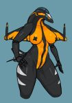  2021 aircraft anthro big_breasts breasts digital_drawing_(artwork) digital_media_(artwork) female genitals hi_res humanoid im51nn5 living_aircraft living_machine living_vehicle machine nipple_tape pasties pussy simple_background solo tape vehicle 